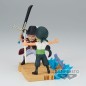 Figura Roronoa Zoro VS Dracule Mihawk Log Stories One Piece 7cm