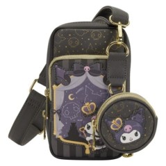 Bolso bandolera + Monedero 20th Anniversary Kuromi Hello Kitty Loungefly
