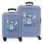 Set 2 maletas trolley ABS You Are Magical Stitch Disney 55-65cm