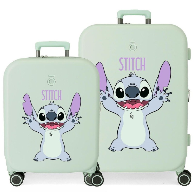 Set 2 maletas trolley ABS Playful Stitch Disney 55-70cm