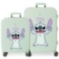 Set 2 maletas trolley ABS Playful Stitch Disney 55-70cm