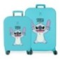 Set 2 maletas trolley ABS Playful Stitch Disney 55-70cm