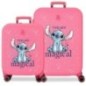 Set 2 maletas trolley ABS You Are Magical Stitch Disney 55-70cm
