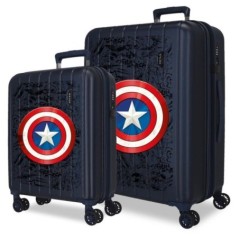 Set 2 maletas trolley ABS Hero Capitan America Marvel 55/65cm