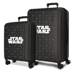 Set 2 maletas trolley ABS Black Star Wars 55/65cm