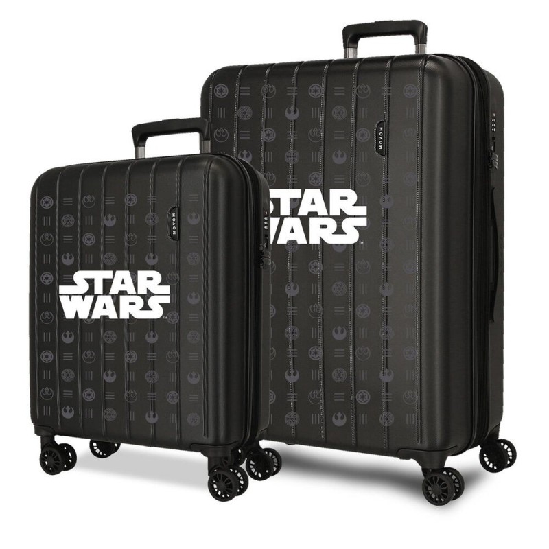Set 2 maletas trolley ABS Black Star Wars 55/65cm