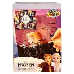 Set papeleria Scratch Art Frozen Disney