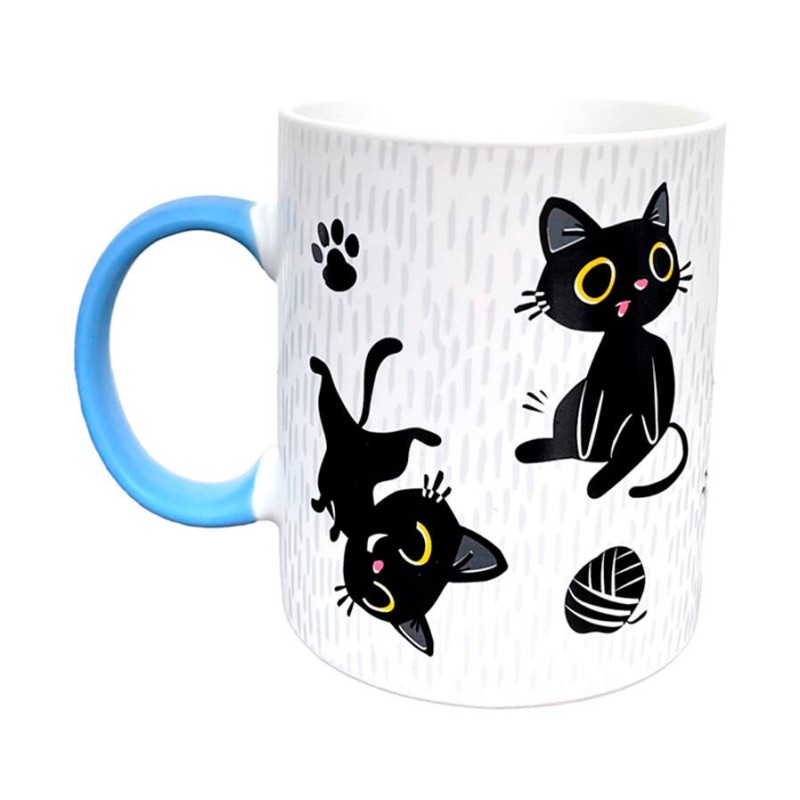 Taza Suerte en el Club del Gato Negro Pusheen