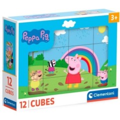 Puzzle cubo Peppa Pig 12pzs