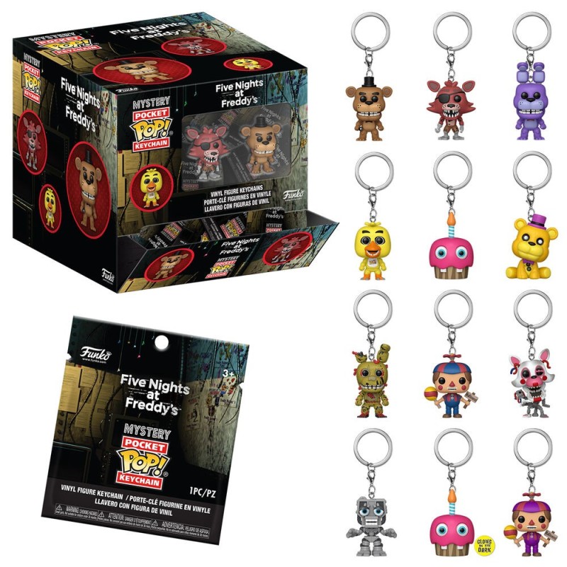 Llavero Pocket POP Mystery Five Nights at Freddys surtido