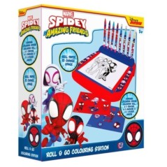 Estacion Dibujo Roll & Go Spidey Marvel