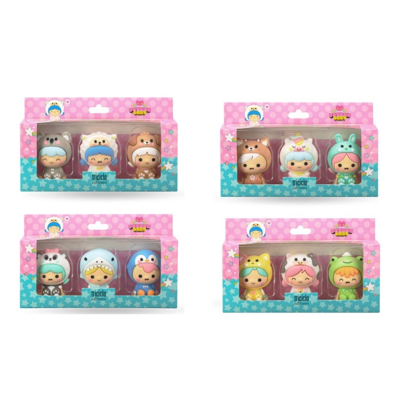 Blister 3 figuras DundunBaby surtido