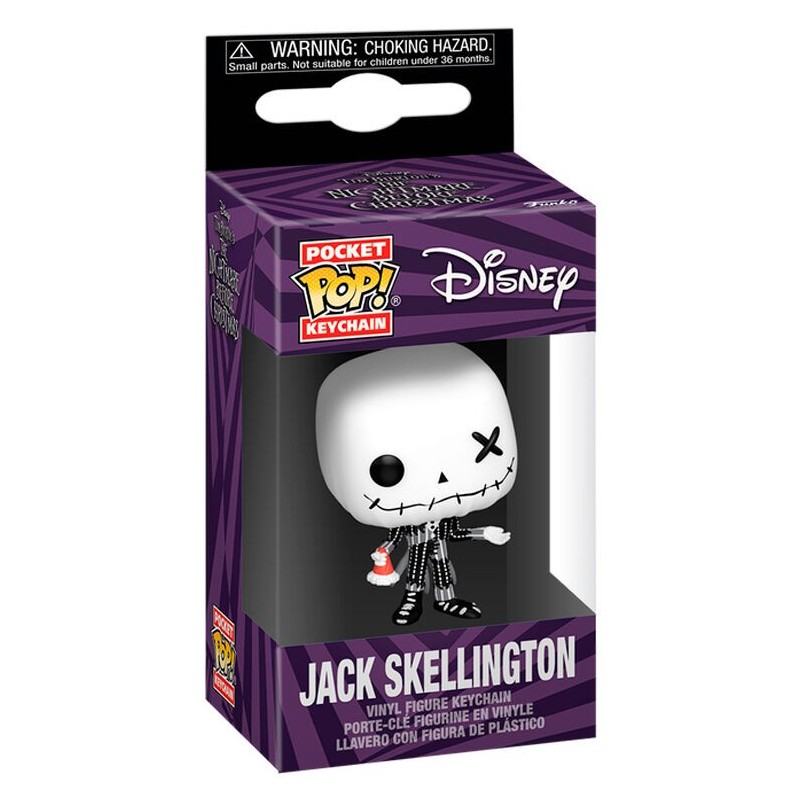 Llavero Pocket POP Disney Pesadilla Antes de Navidad Jack Skellington