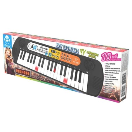 Teclado Luminoso 37 teclas 10 en 1