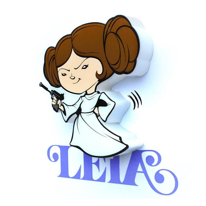 Lampara 3D Light FX mini Leia Star Wars