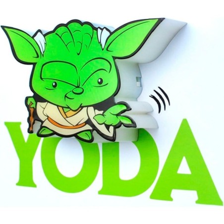 Lampara 3D Light FX mini Yoda Star Wars