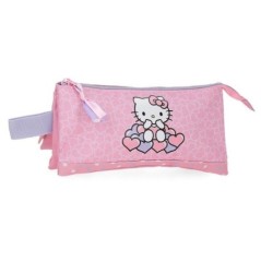 Portatodo Hearts & Dots Hello Kitty triple