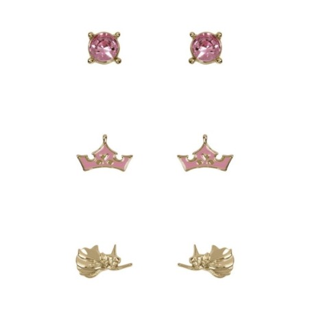 Set 3 Pares de pendientes Princesas Disney