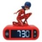 Reloj Despertador Luz Nocturna 3D Prodigiosa Ladybug
