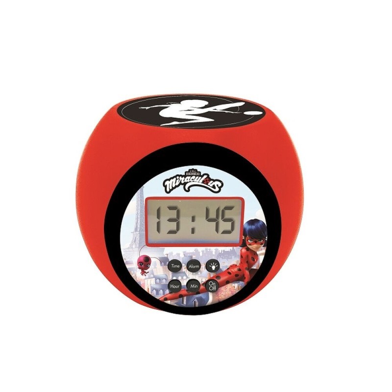 Reloj Despertador Proyector Prodigiosa Ladybug