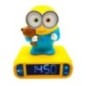 Reloj Despertador Luz Nocturna 3D Minions