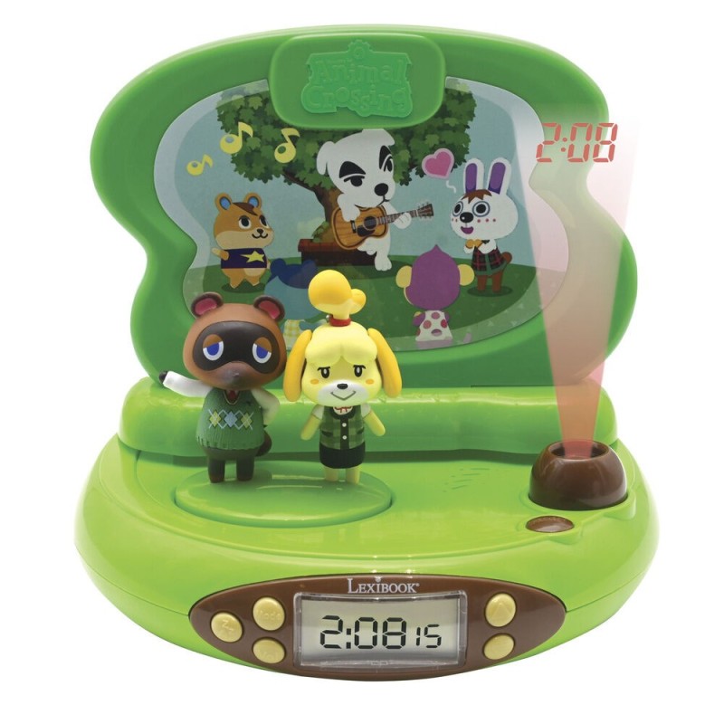 Reloj Despertador Proyector 3D Animal Crossing