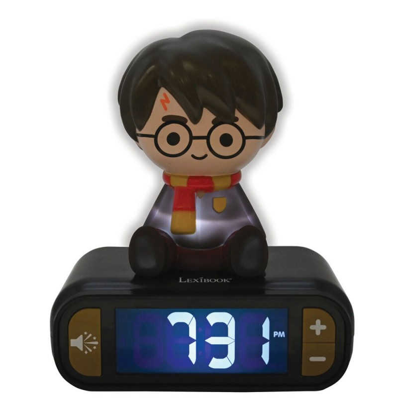 Reloj Despertador Luz Nocturna 3D Harry Potter