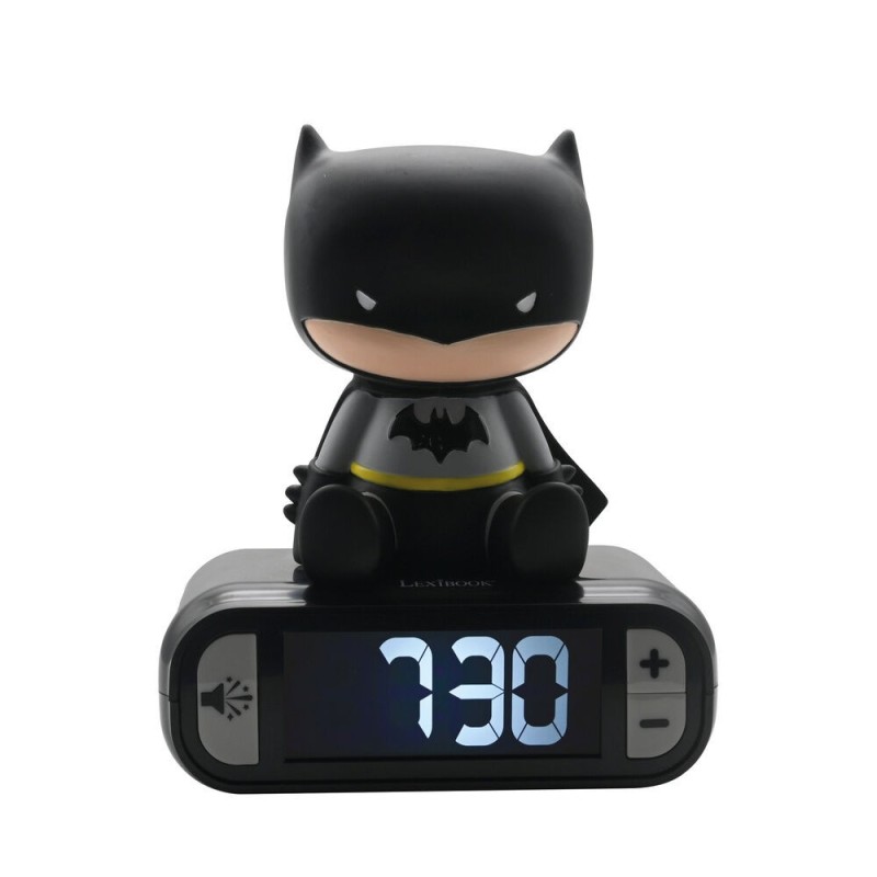 Reloj Despertador Luz Nocturna 3D Batman DC Comics