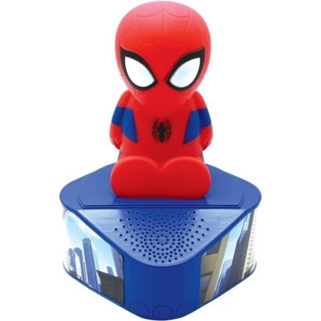 Altavoz Bluetooth Figura Luminosa Spiderman Marvel