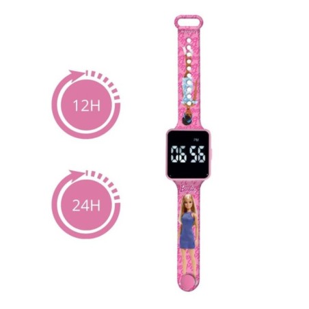 Reloj Digital LED Barbie
