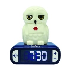 Reloj Despertador Luz Nocturna 3D Hedwig Harry Potter