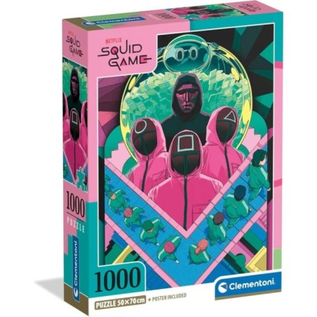 Puzzle El Juego del Calamar 2 1000pzs