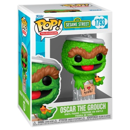 Figura POP Barrio Sesamo Oscar the Grouch