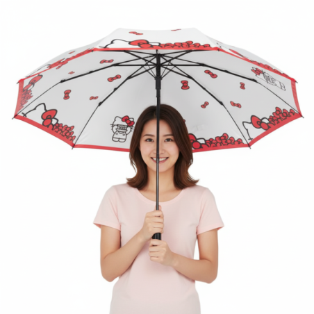 Paraguas manual Hello Kitty