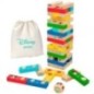 Juego Torre Bloques + Domino madera Disney