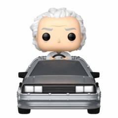 Figura POP Rides Deluxe Regreso al Futuro Doc With Time Machine