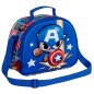 Bolsa portameriendas 3D Punch Capitan America Vengadores Avengers Marvel