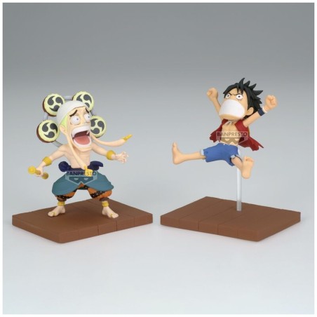 Figura Monkey D Luffy &38 Enel World Collectable One Piece 7cm