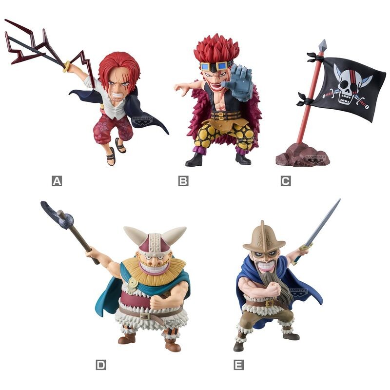 Figura World Collectable Red Hair Pirates 01 One Piece 7cm
