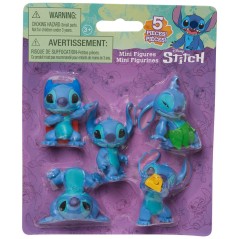 Blister 5 figuras Stitch Disney