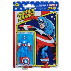 Figura Retro Capitan America Marvel 9,5cm