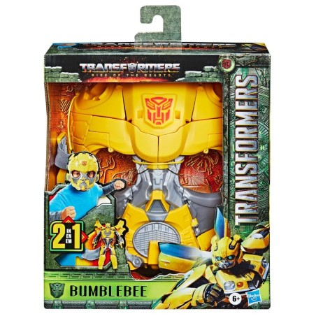 Mascara figura Bumblebee El Despertar de las Bestias Transformers 23cm