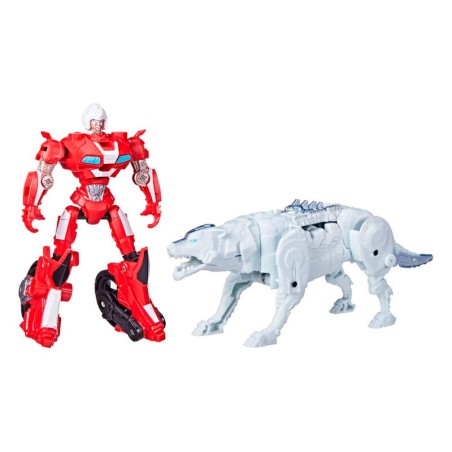 Figura Arcee & Silverfang Beast Alliance Combiner El Despertar de las Bestias Transformers 13cm