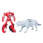 Figura Arcee & Silverfang Beast Alliance Combiner El Despertar de las Bestias Transformers 13cm