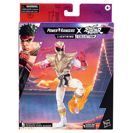 Figura Morphed Ryu Crimson Hawk Ranger Lightning Collection Power Rangers x Street Fighter 15cm