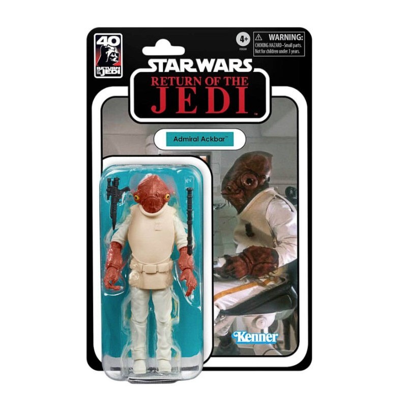 Figura Admiral Ackbar 40th Anniversary Return of the Jedi Star Wars 15cm