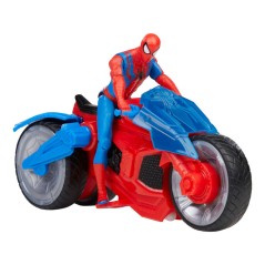 Figura Spiderman + Vehiculo Spiderman Marvel