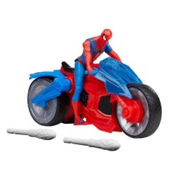 Figura Spiderman + Vehiculo Spiderman Marvel