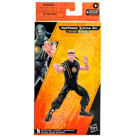 Figura Morphed Johnny Lawrence Black Boar Ranger Power Rangers x Cobra Kai Lightning 15cm