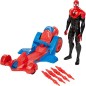 Figura Spiderman + vehiculo Titan Hero Series Marvel